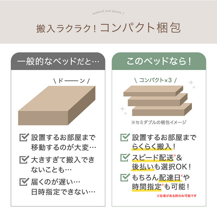 [ダブル]跳ね上げ収納ベッド 大容量 2コンセント 宮棚 ガス圧〔17620032〕