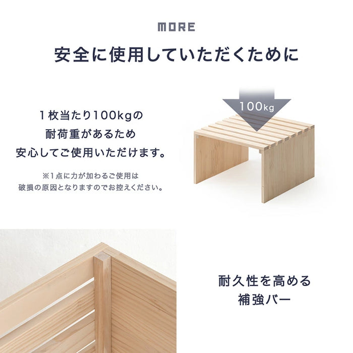 【商品番号：99900140】当店ハイタイプパレットベッド専用 パレット 4枚 追加用 拡張パーツ〔17630139〕