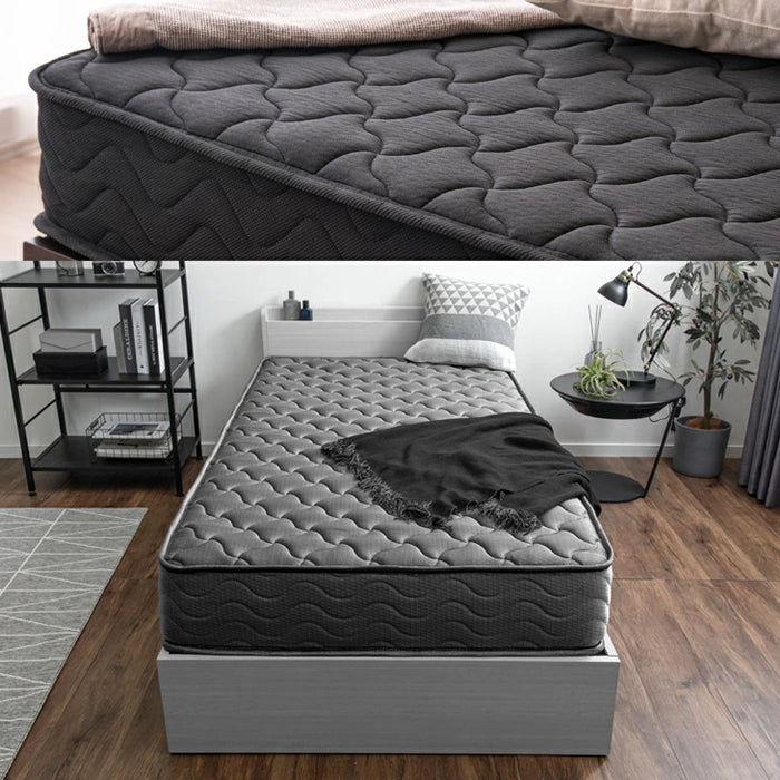 ［キング］トリプルエッジサポート ポケットコイルマットレス 厚み22cm エコテックス生地 シックハウス対策 3Dメッシュ〔17800033〕