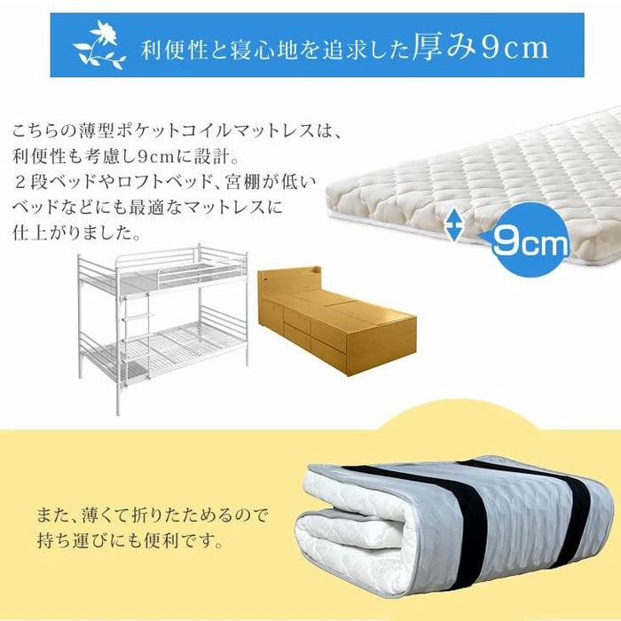 寝顔が見れる 二段ベッド マットレス付き 2枚 高さ3段階 コンセント シングル対応 分割可能 コンパクト ロータイプ【超大型商品】〔99993087〕