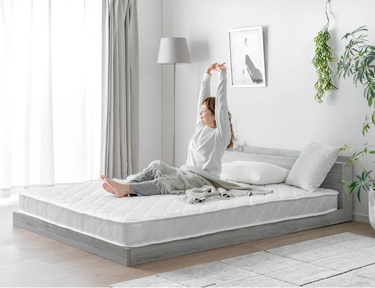 セミダブル］マットレス ポケットコイル 厚み14cm 薄型 柔らかめ