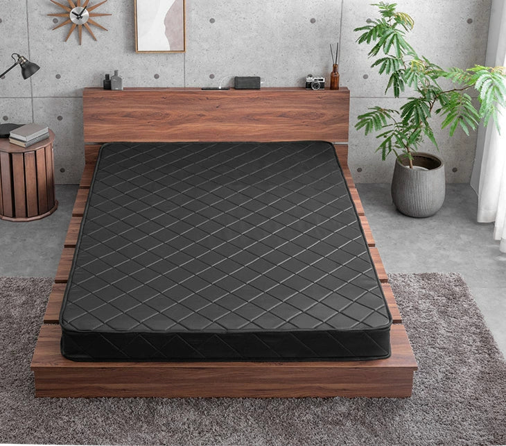 ダブル］マットレス ポケットコイル 厚み14cm 薄型 柔らかめ ベッド