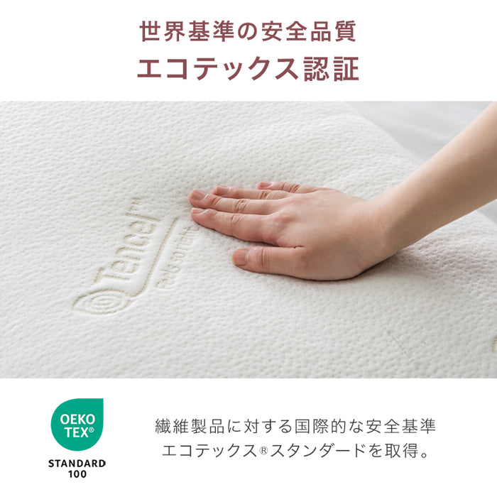 寝落ち姫の足枕 ポケットコイル＆低反発 枕 洗えるカバー 独自構造 防ダニ 抗菌 高さ調整〔17810134〕