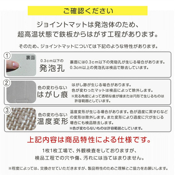 [極厚20mm] コルクマット 8畳用 64枚 大判45cm 防音 抗菌 防臭 〔18700023〕