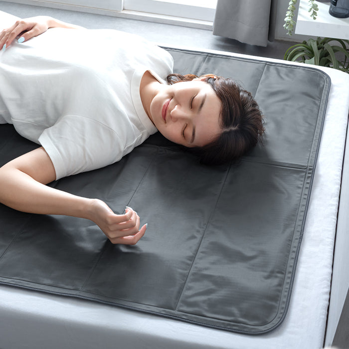 たった1分で-8.2℃ 瞬間冷却 超 冷却マット 90×140 接触冷感 敷きパッド シングル 塩ジェルマット 抗菌 防カビ〔19000003〕