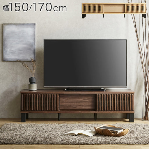 幅170cm］テレビ台 天然木 完成品 ローボード 北欧 モダン 脚付き【超