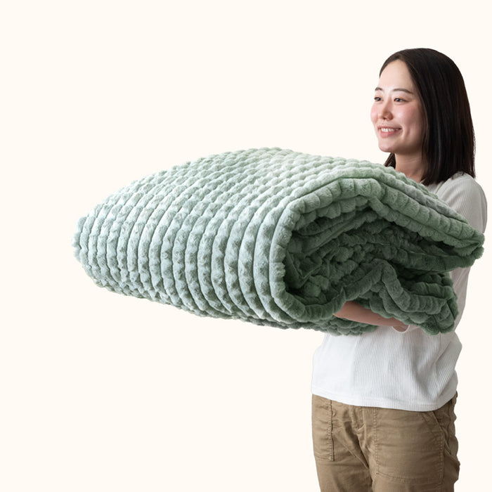 【在庫一掃プライス】[Sサイズ] 当店 洗える カバーリングラグ 単品 極厚60mm【商品番号：80100125専用】フランネル mocoair〔80100128〕