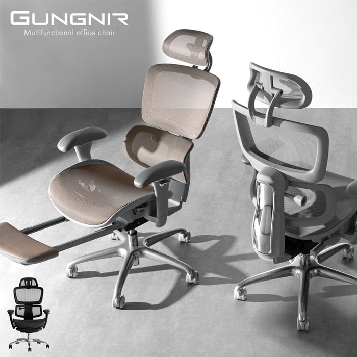 【新発売記念プライス】高機能 オフィスチェア 座面スライド ランバーサポート ロッキング 3Dアーム メッシュ デスクチェア〔31500060〕