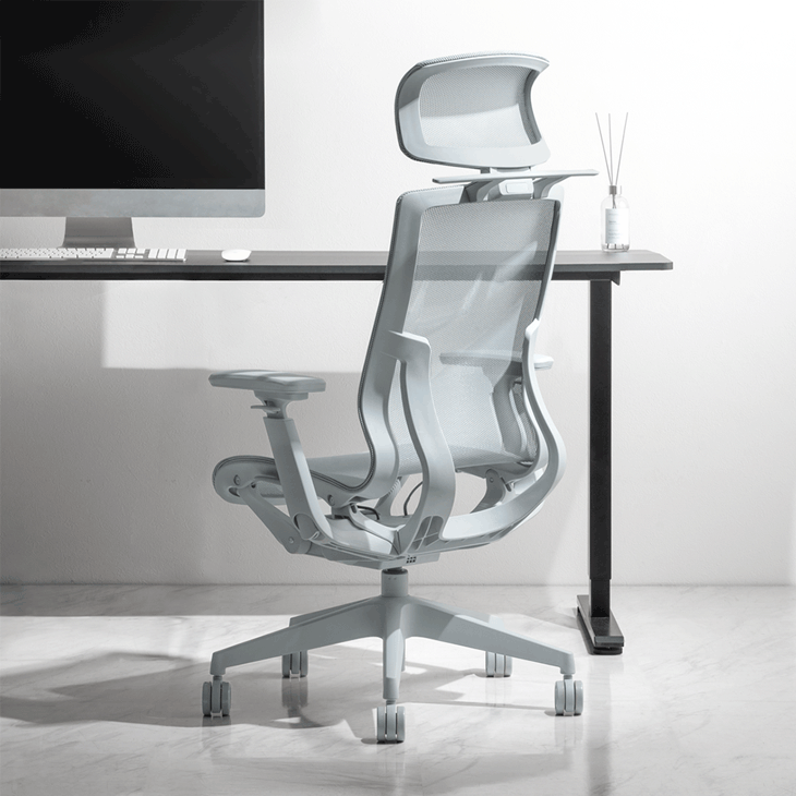 オフィスチェア ワントーンデザイン ハイバック 4Dアームレスト