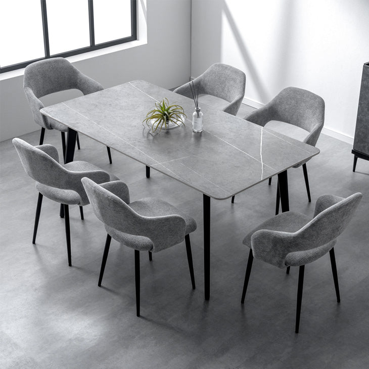 幅180cm］ダイニングテーブルセット 7点セット 6人掛け セラミック天板