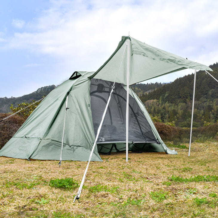 タンスのゲン　コットテント 200×180］ENDLESS BASE オールシーズン使える 1人用 コットテント