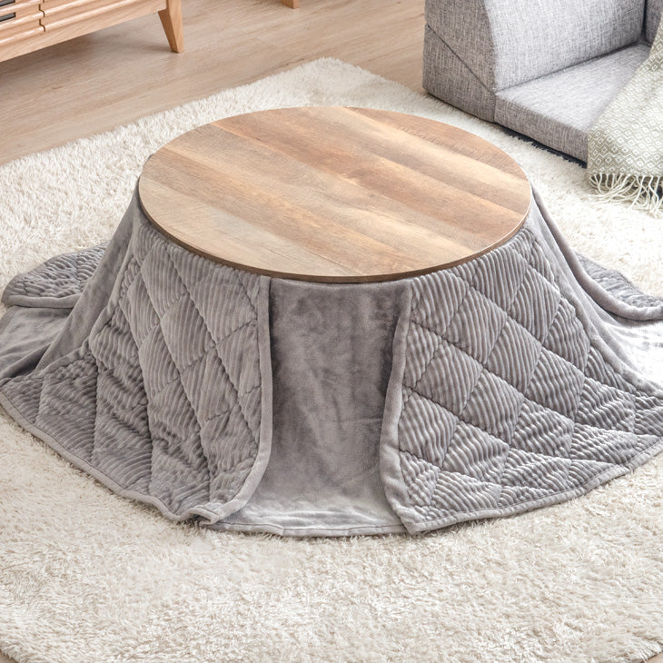 【美品】こたつ テーブルと布団セット 直径69cm タンスのゲン こたつ こたつセット 円形 一人用 おしゃれ こたつ