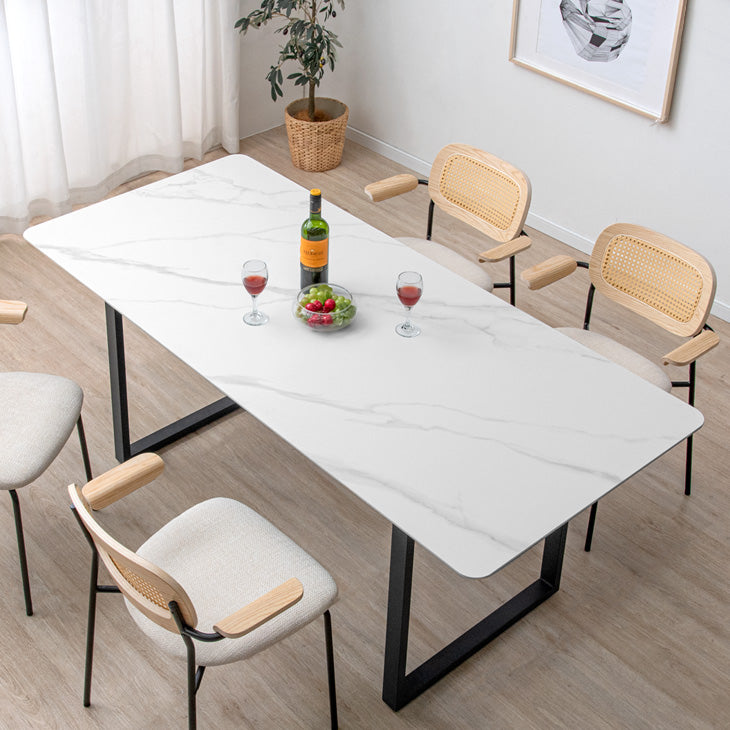 アウトレット 旧仕様品】[幅180cm] 4人掛け セラミック ダイニング