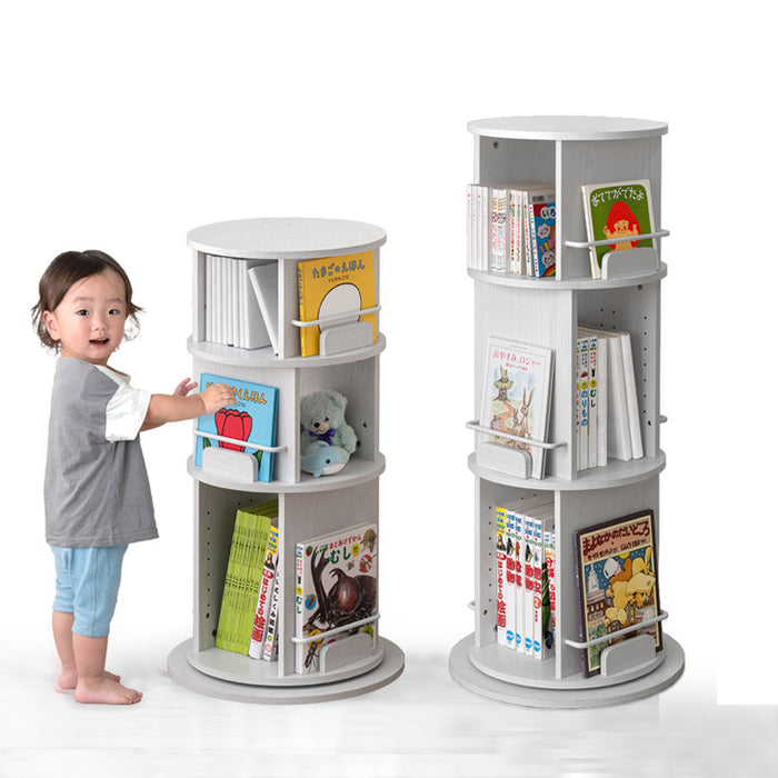 人気商品!!☆本棚☆絵本棚☆絵本ラック☆キッズ家具 タンスのゲン 24日P16%〜 絵本ラック スリム 絵本棚 高さ調節 幅