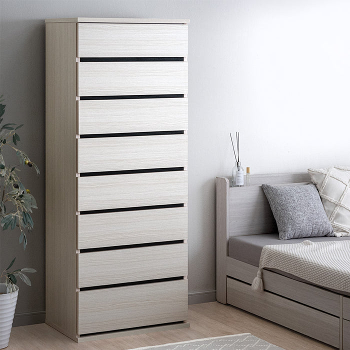 幅60］ハイチェスト 8段 国産 完成品 大容量 衣類収納 北欧【超大型