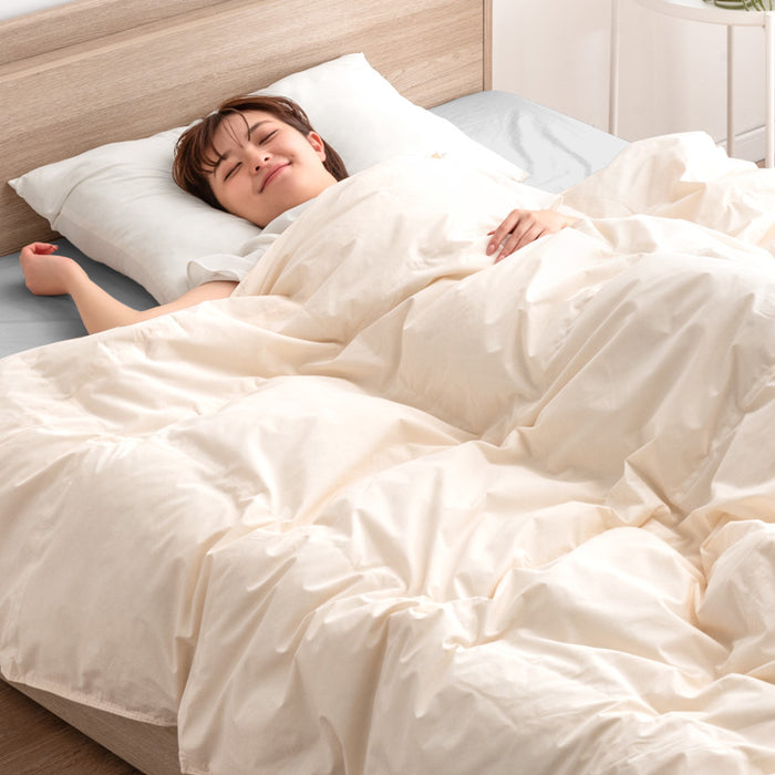 シングルロング 2枚組］洗える 肌掛け布団 羽毛 日本製 ダックダウン85