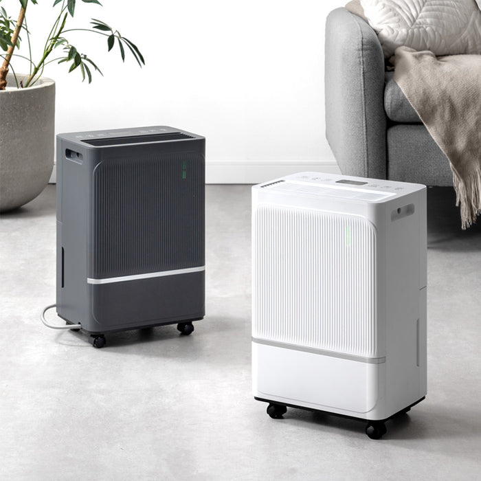コンプレッサー式 除湿機 8L/日 20畳 コンパクト 衣類乾燥 キャスター付き 省エネ 除湿器〔79800021〕