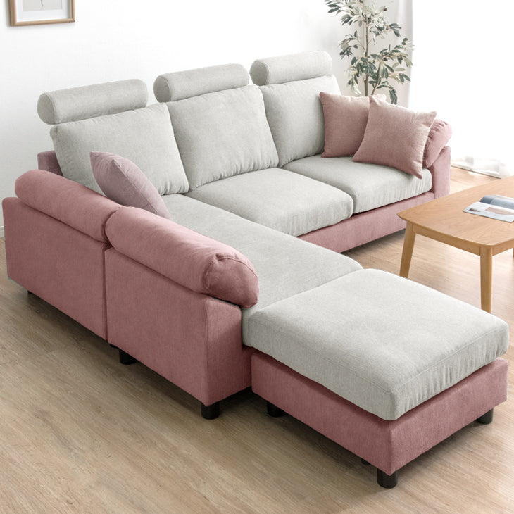 ⭐️ソファー⭐️4人掛け　カバー洗える　ヘッドレスト付き　美品　大阪市近郊配送無料 ⭐️ソファー⭐️4人掛け カバー洗える ヘッドレスト付き 美品