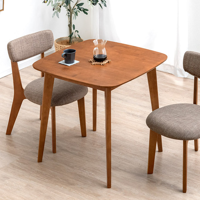 [75×75]  ダイニングテーブル単品 正方形 木製 高さ72cm 食卓テーブル〔49600183〕