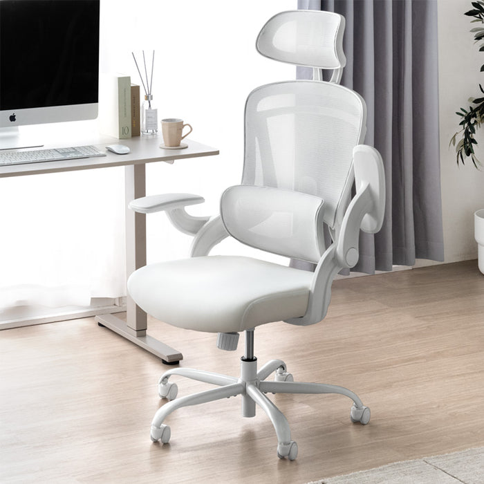 オフィスチェア ランバーサポート付 ロッキング ヘッドレスト