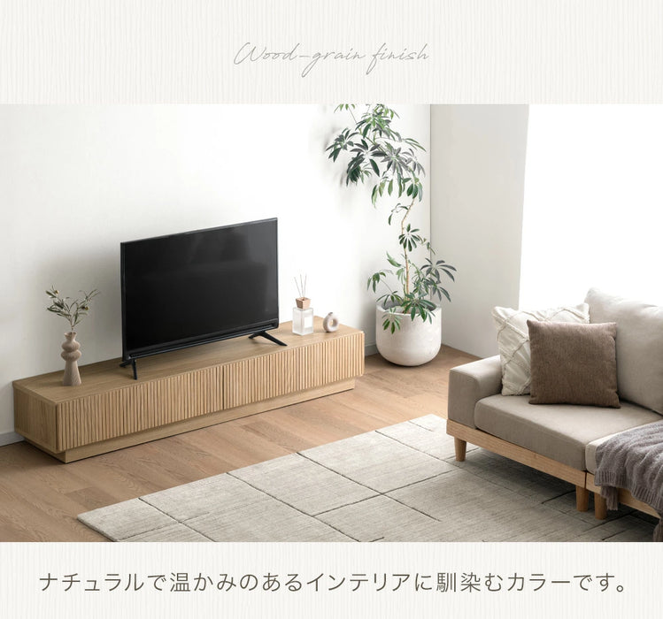 ［幅180cm］テレビ台  国産 完成品 収納 ローボード テレビボード TV台 木目調 石目調 大川家具【超大型商品】〔20010015〕