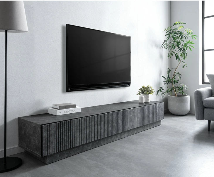 ［幅180cm］テレビ台  国産 完成品 収納 ローボード テレビボード TV台 木目調 石目調 大川家具【超大型商品】〔20010015〕
