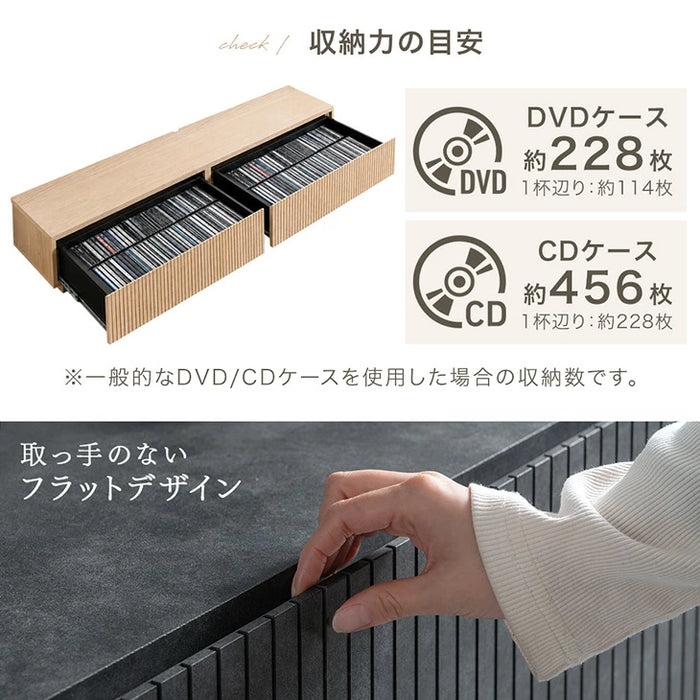 ［幅180cm］テレビ台  国産 完成品 収納 ローボード テレビボード TV台 木目調 石目調 大川家具【超大型商品】〔20010015〕
