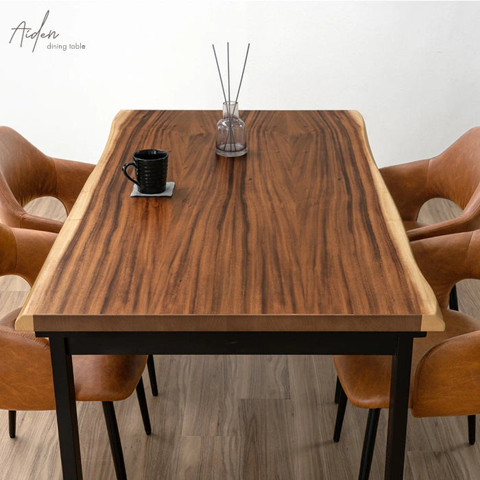 【新発売記念プライス】［幅140］ダイニングテーブル 単品 4人掛け 長方形 木製 耳付き天板 テーブル【玄関渡し】【超大型商品】〔21310155〕