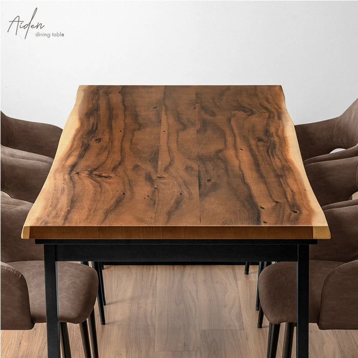 【新発売記念プライス】［幅180］ダイニングテーブル 単品 4人掛け 長方形 木製 耳付き天板 テーブル【玄関渡し】【超大型商品】〔21310156〕