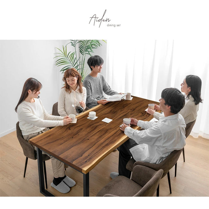 【新発売記念プライス】［幅180］ダイニングテーブル 単品 4人掛け 長方形 木製 耳付き天板 テーブル【玄関渡し】【超大型商品】〔21310156〕