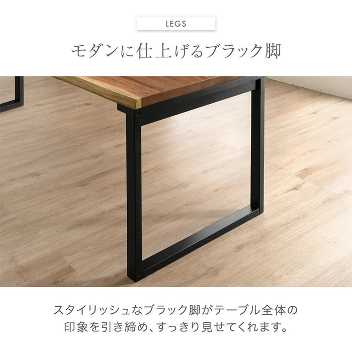 ［幅180］ダイニングテーブル 単品 4人掛け 長方形 木製 耳付き天板 テーブル【玄関渡し】【超大型商品】〔21310156〕