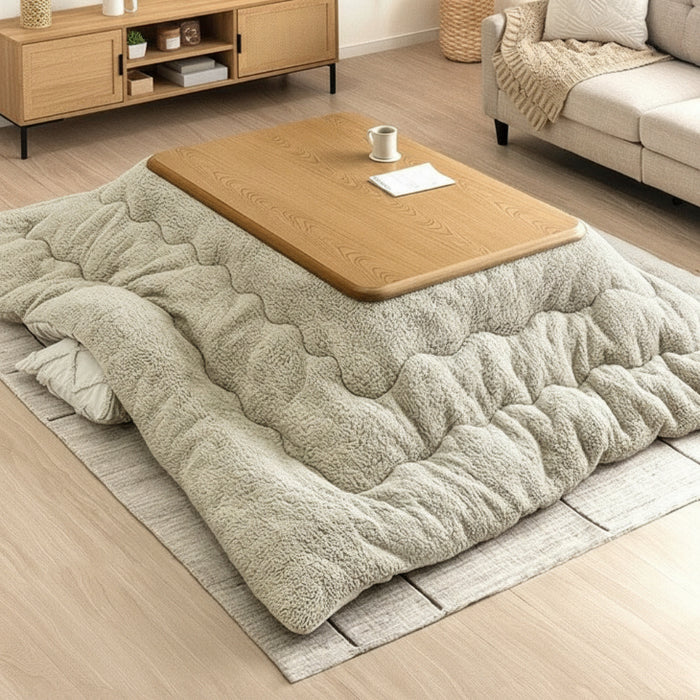 おしゃれコタツ 石英管式 タンスのゲン 17日P18%〜 こたつ 3点セット 正方形 80 おしゃれ こたつ