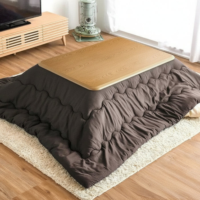 [2点セット] こたつテーブル + 掛布団 120×80cm 2点セット 長方形 UV天板 こたつセット〔21800040a〕