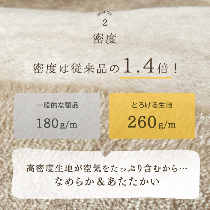 [ダブル] あったか 吸湿発熱 掛布団 とろりん 日本製 抗菌 防臭 洗える〔22200045〕