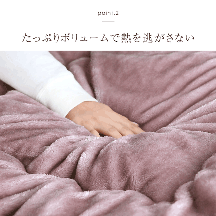 ★新発売記念フェア★ [セミダブル] あったか 吸湿発熱 掛布団 とろりん 日本製 抗菌 防臭 洗える〔22200044〕