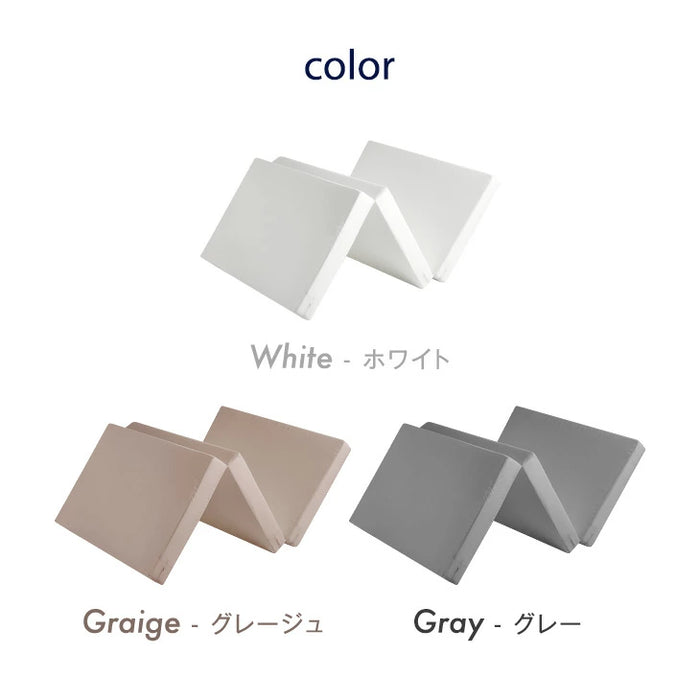 [シングル] 高反発マットレス 3つ折り 厚み5cm 日本製〔23300037〕