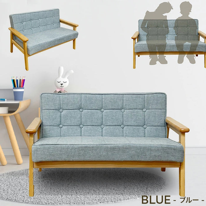 ［2P］ キッズソファ ペット対応 1人掛け ひっかきに強い キッズソファー ペットソファ〔23500003〕