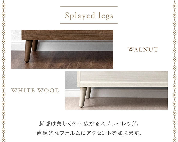 [幅120] チェスト 3段 日本製 完成品 木製 おしゃれ 北欧 収納 家具 整理タンス 衣類 収納 リビング タンス 収納棚 国産 大川家具 シンプル アンティーク アイアン スライドレール 【超大型商品】〔23570228〕