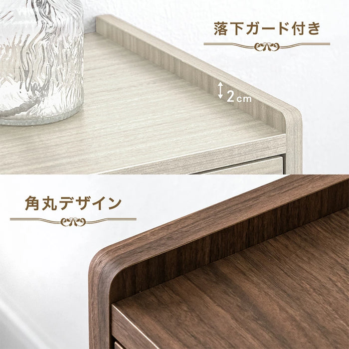 [幅120] チェスト 3段 日本製 完成品 木製 おしゃれ 北欧 収納 家具 整理タンス 衣類 収納 リビング タンス 収納棚 国産 大川家具 シンプル アンティーク アイアン スライドレール 【超大型商品】〔23570228〕