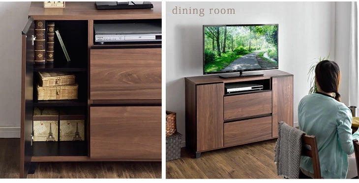 幅120cm テレビ台 ハイタイプ  国産 完成品  *ピタゴラス-TG*  【超大型商品】〔24900014〕