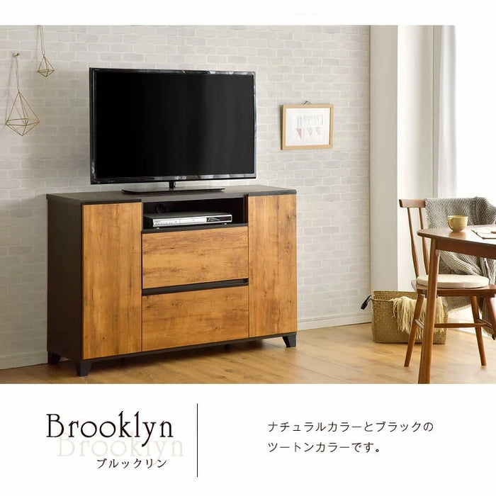 幅120cm テレビ台 ハイタイプ  国産 完成品  *ピタゴラス-TG*  【超大型商品】〔24900014〕