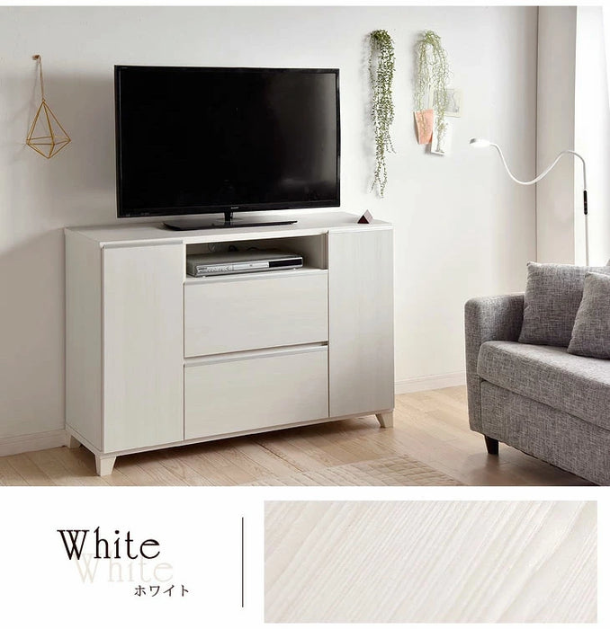 幅120cm テレビ台 ハイタイプ  国産 完成品  *ピタゴラス-TG*  【超大型商品】〔24900014〕