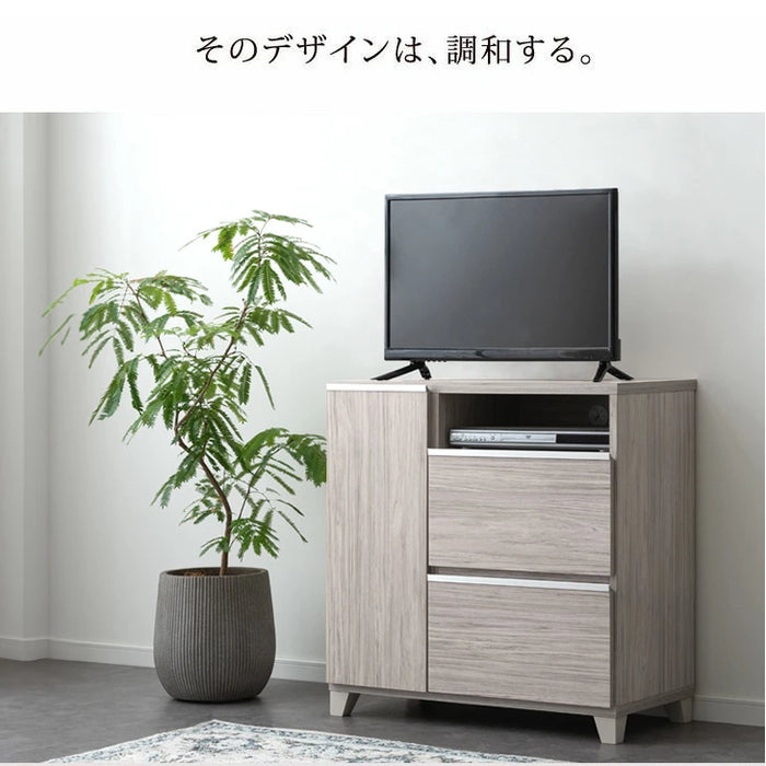 ［幅80cm］ ハイタイプ テレビ台 国産 完成品 *ピタゴラス-TG*【超大型商品】〔24900015〕