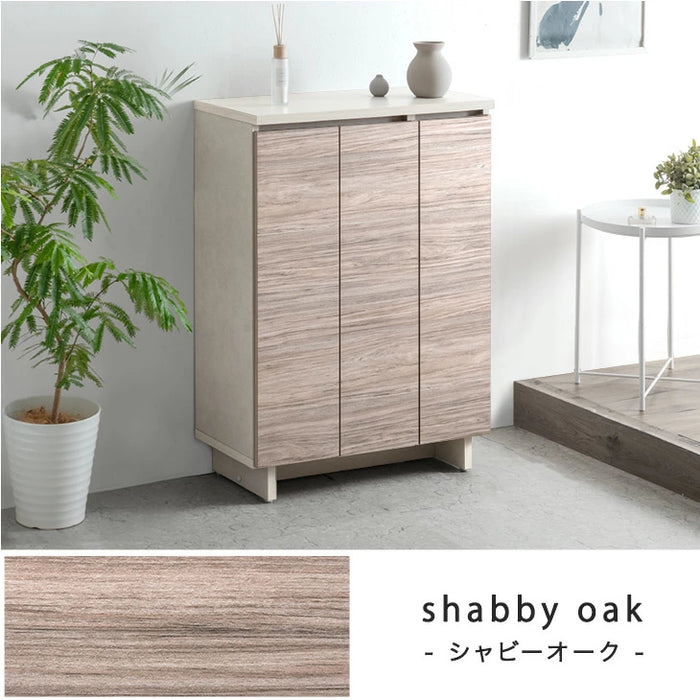 【BF限定プライス】［幅60］シューズボックス 大川家具 完成品 ソフトクローズ扉 可動棚 スリム 洗える 棚板 大容量 靴箱 下駄箱〔24900114〕