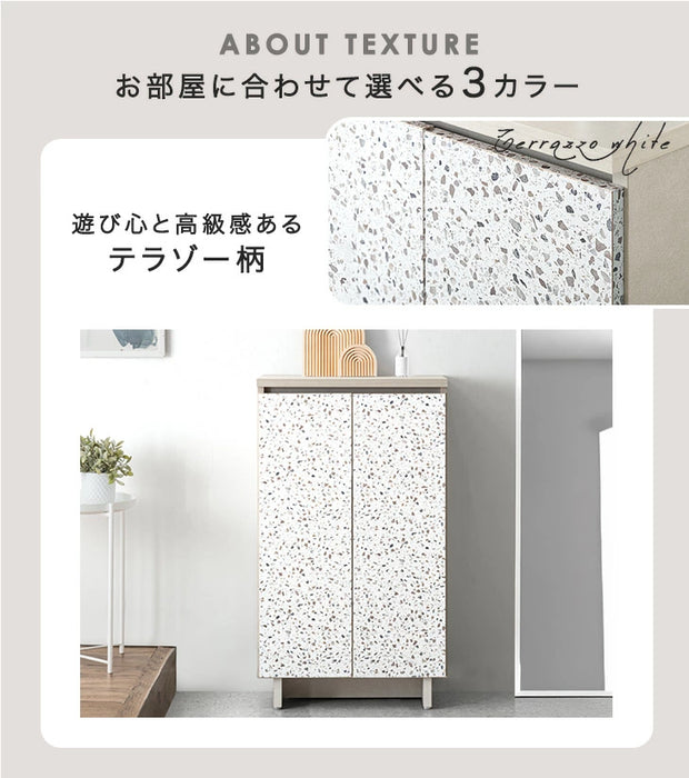 【BF限定プライス】［幅60］シューズボックス 大川家具 完成品 ソフトクローズ扉 可動棚 スリム 洗える 棚板 大容量 靴箱 下駄箱〔24900114〕