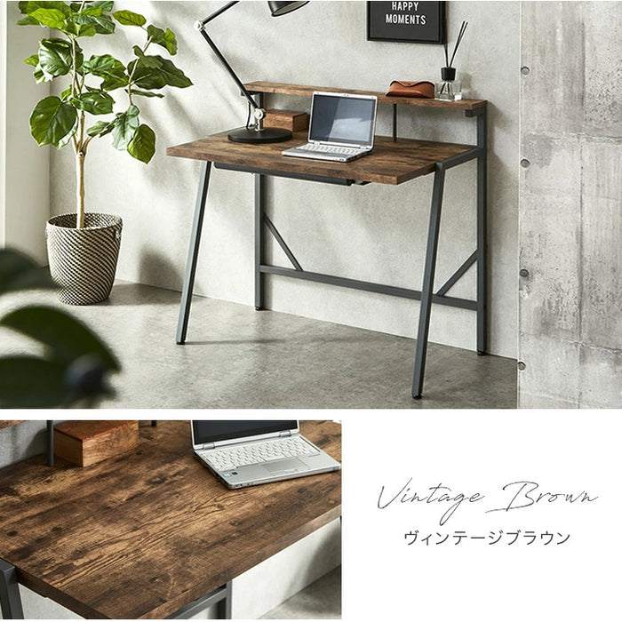 ［幅100］引き出し付き PCデスク デスク 机 パソコンデスク〔24900128〕