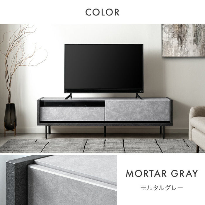 幅150］テレビ台 完成品 国産 ロータイプ 引出し収納 スライドレール