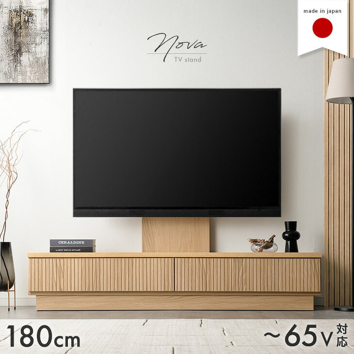 【新発売記念プライス】［幅180］“置かない” テレビ台 スタンド付き ローボード 【超大型商品】 〔24900134〕