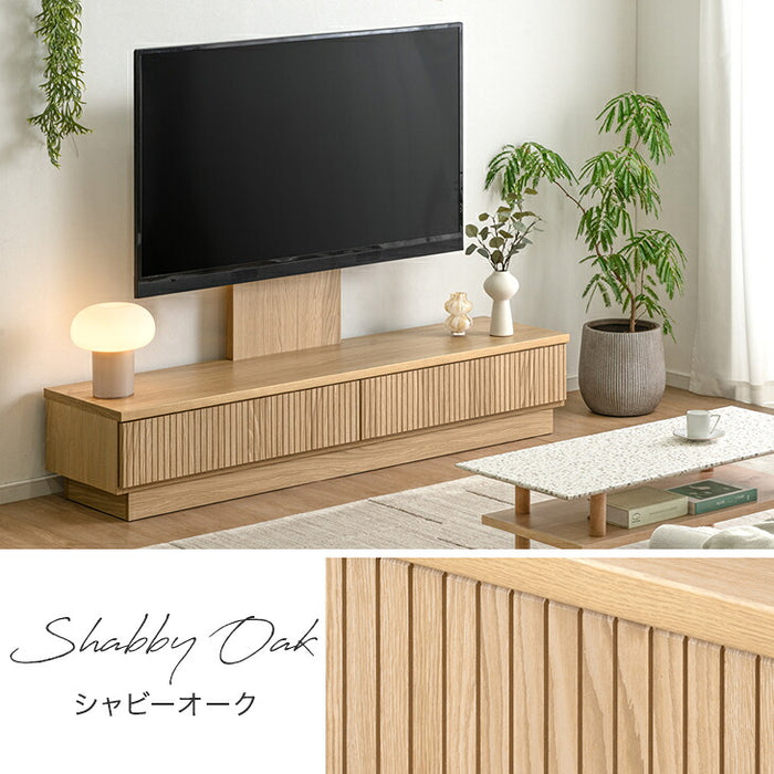 ［幅180］“置かない” テレビ台 スタンド付き ローボード 【超大型商品】 〔24900134〕