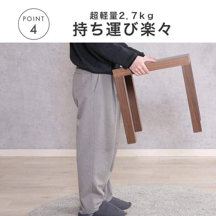 サイドテーブル 幅40cm 正方形 ローテーブル シンプル 1人暮らし 簡単組み立て〔25001044〕